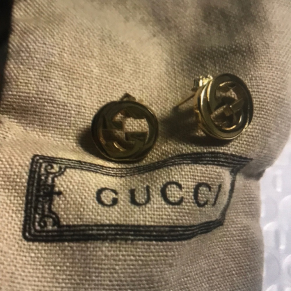 Gucci GG gold earrings